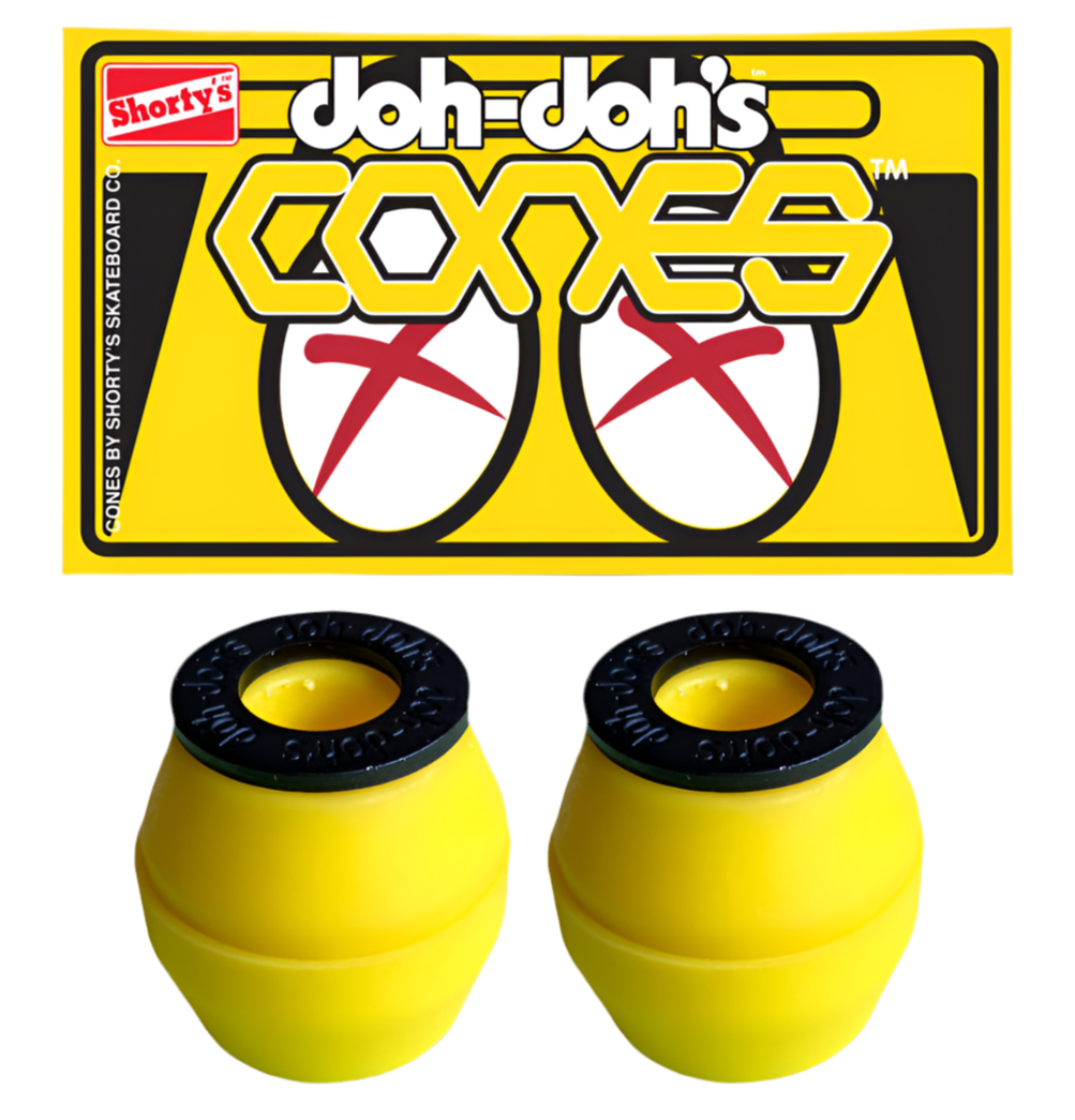 Shorty’s Doh-Doh’s - Cones Bushings Medium Yellow 92A