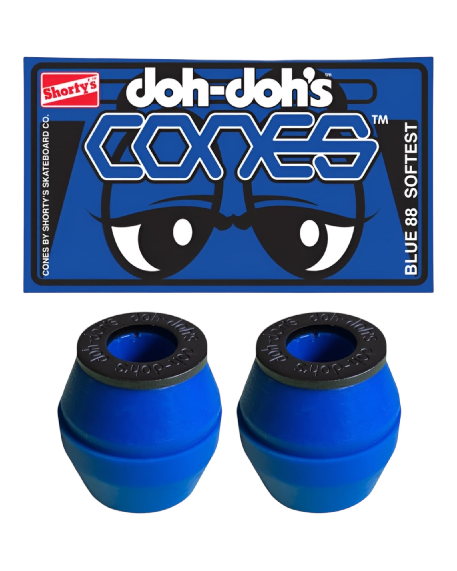 Shorty’s Doh-Doh’s - Cones Bushings Soft Blue 88A