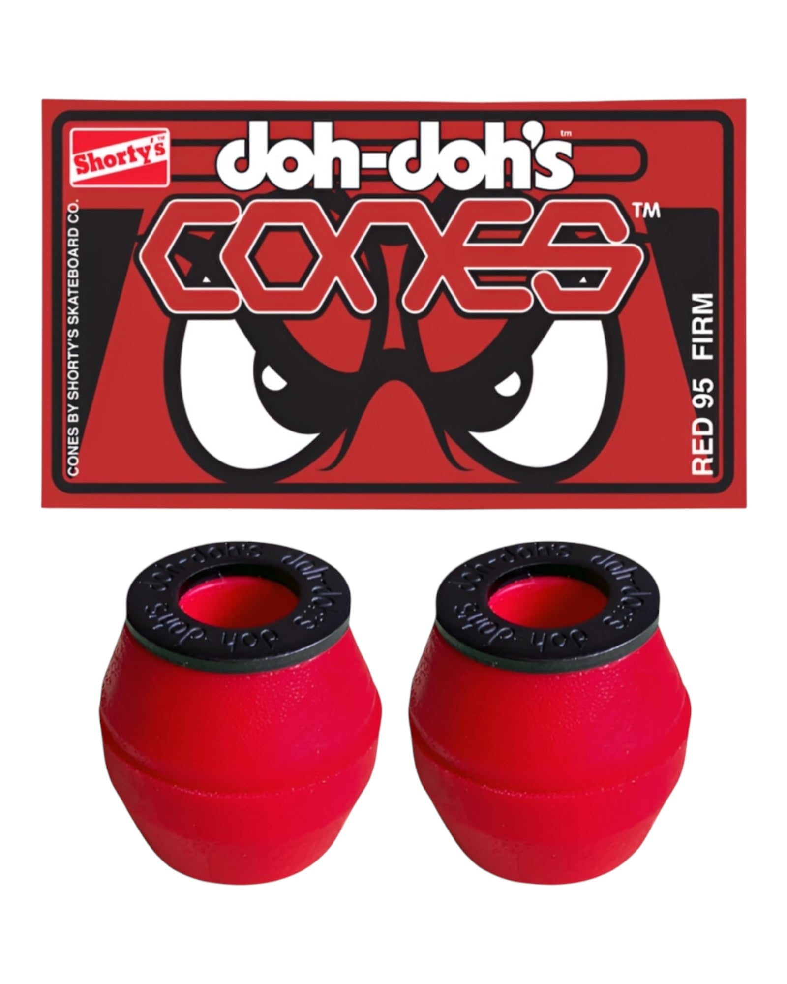 Shorty’s Doh-Doh’s - Cones Bushings Hard Red 95A