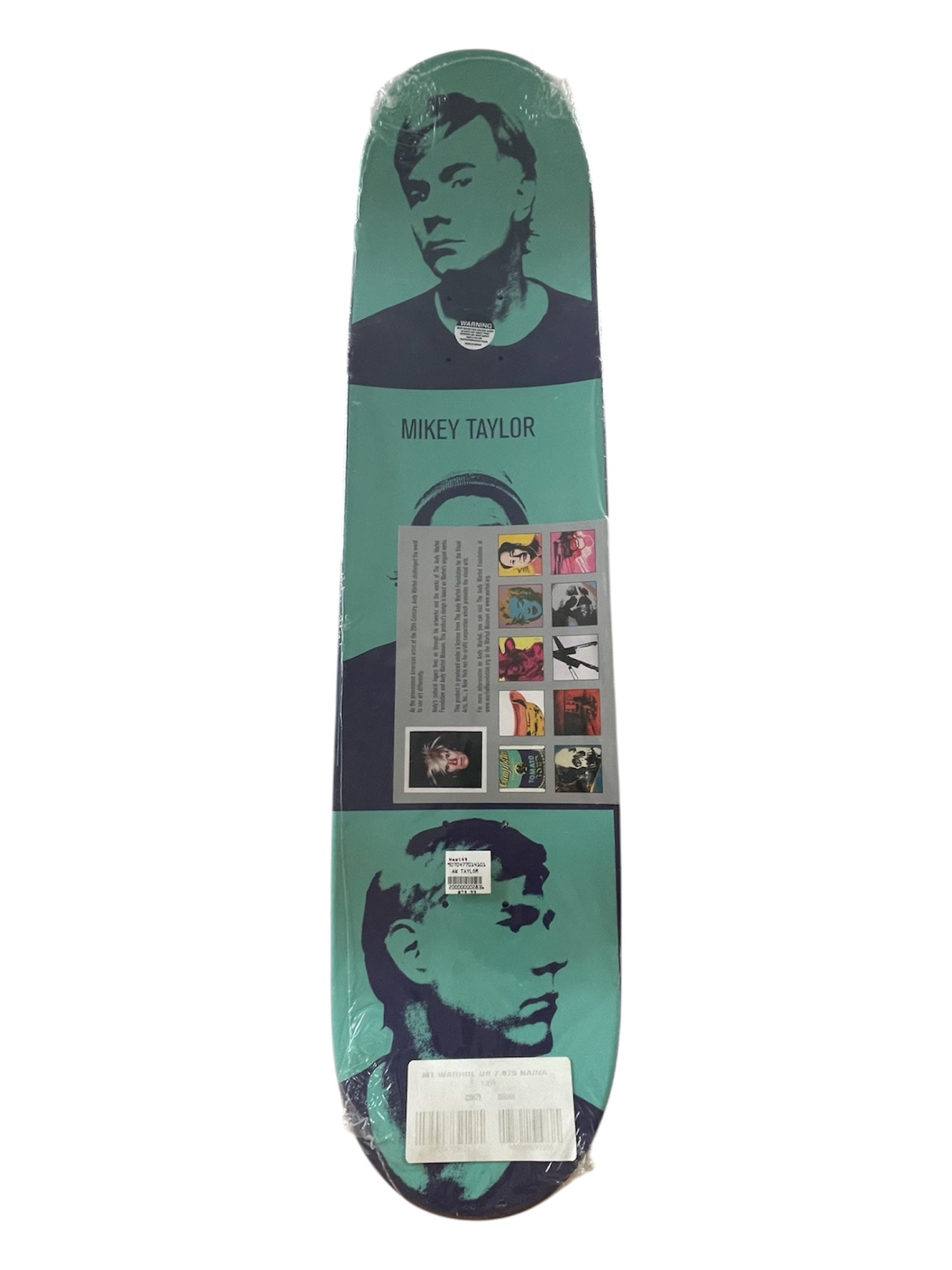 2010 Alien Workshop X Andy Warhol - Miley Taylor Pro Skateboard Deck 7.875”