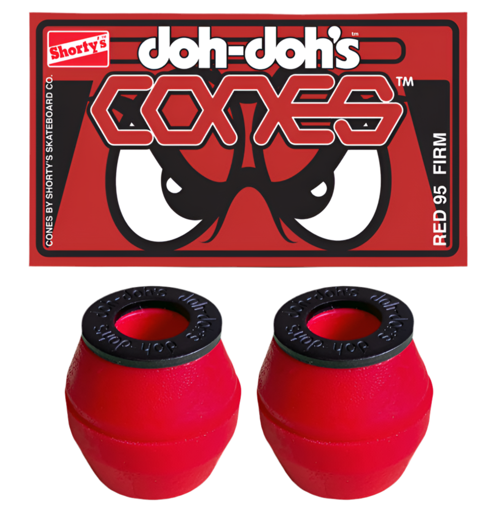 Shorty’s Doh-Doh’s - Cones Bushings Hard Red 95A