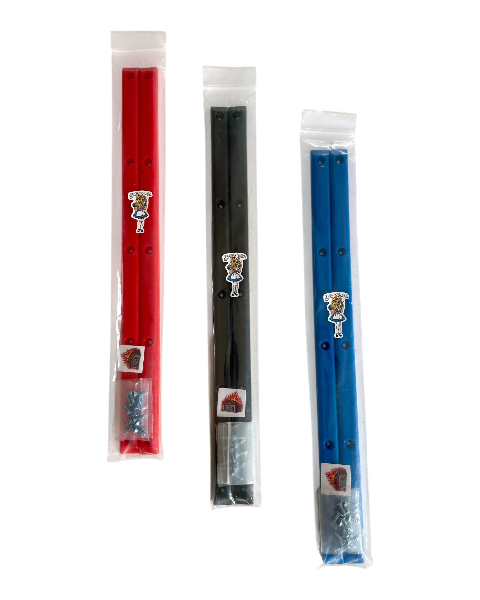 garage co. skateboards OG rails 14”