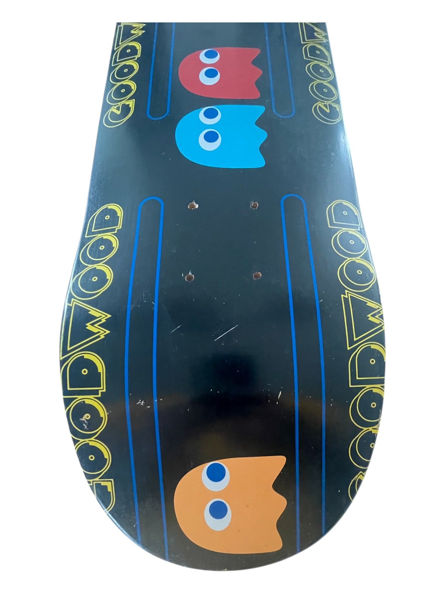 2000s Goodwood X Pac-Man Skateboard Deck 7.87” Gorilla Epoxy