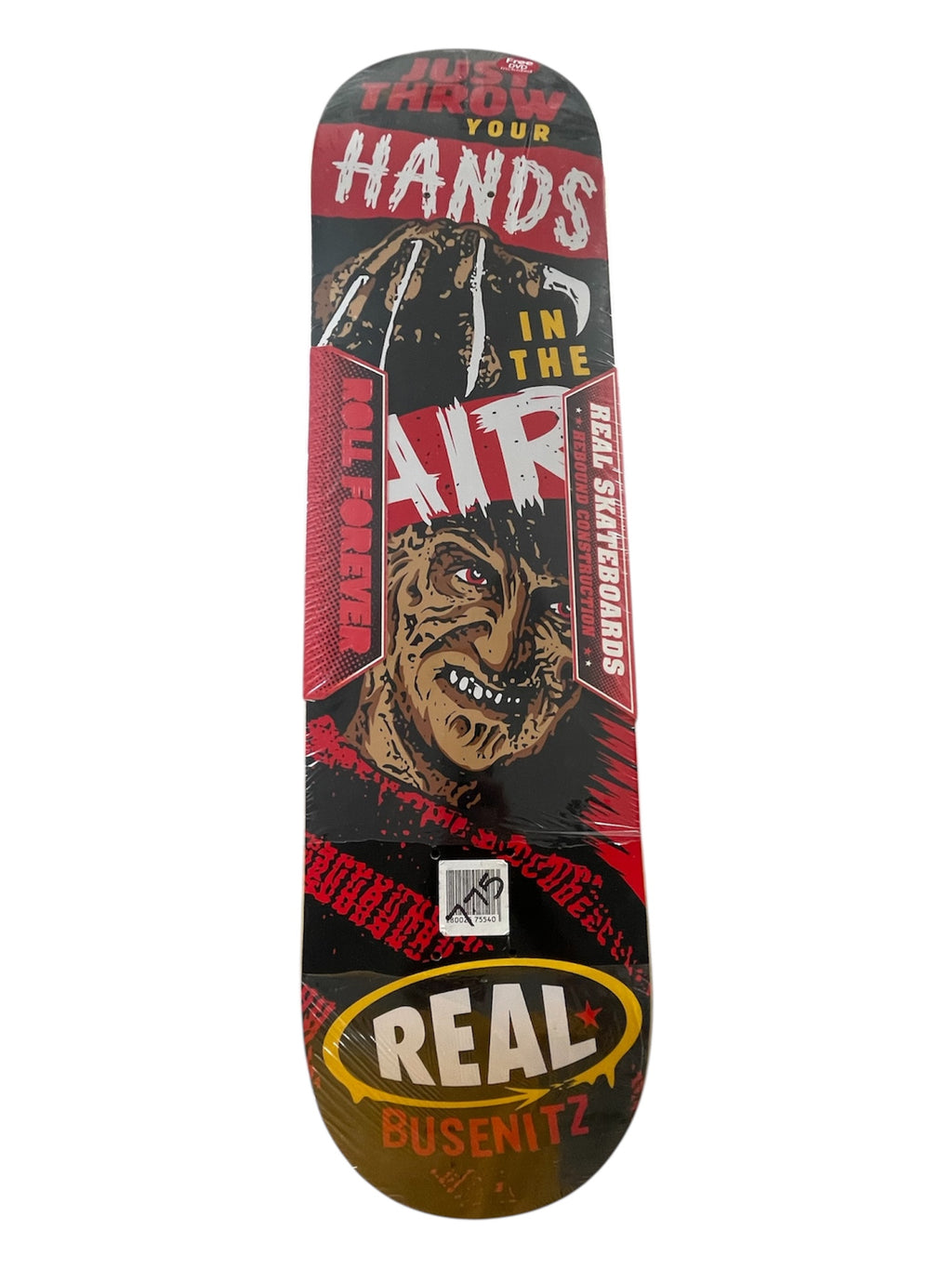 2009 Real Skateboards Gangster Nightmare Dennis Busenitz Pro Deck 7.75”