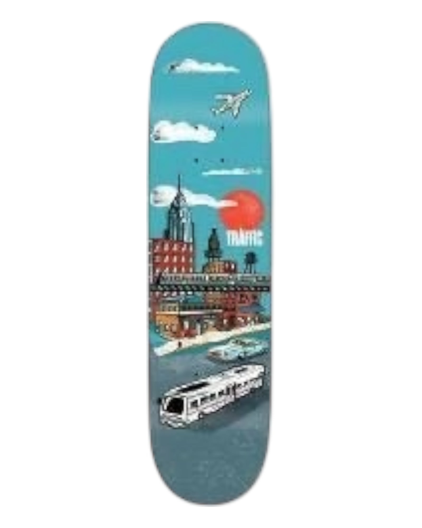 Traffic Skateboards City Blocks Courts Deck 8.38"