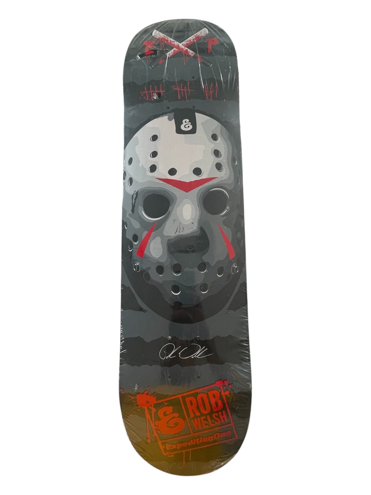 2000s Expedition One Skateboards Jason Voorhees Friday The 13th Rob Welsh Pro Deck 7.65”