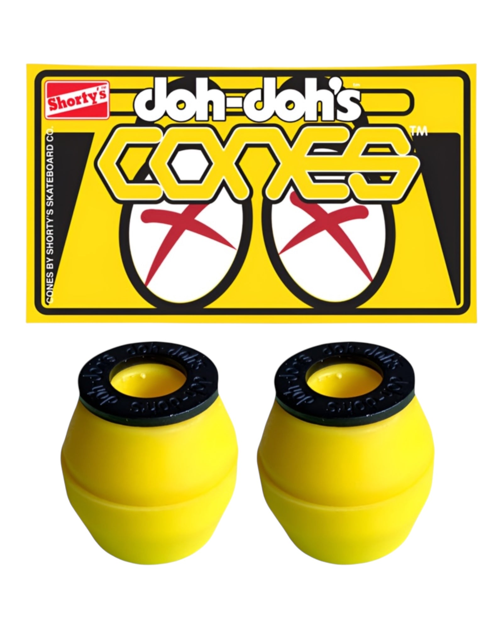 Shorty’s Doh-Doh’s - Cones Bushings Medium Yellow 92A