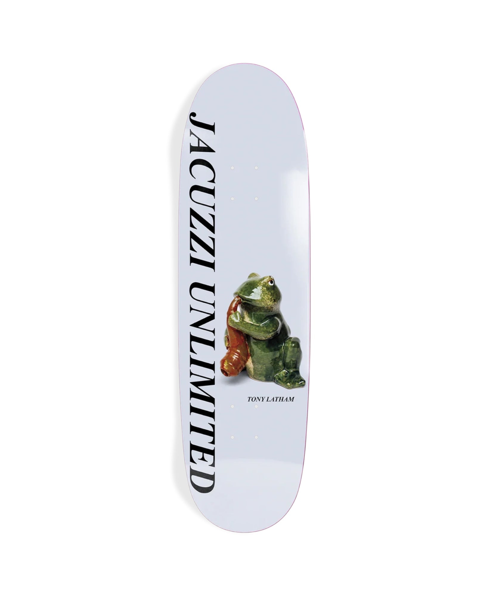 Jacuzzi Unlimited Tony Latham Frog EX7 Skate Deck 9.125” Football Shape