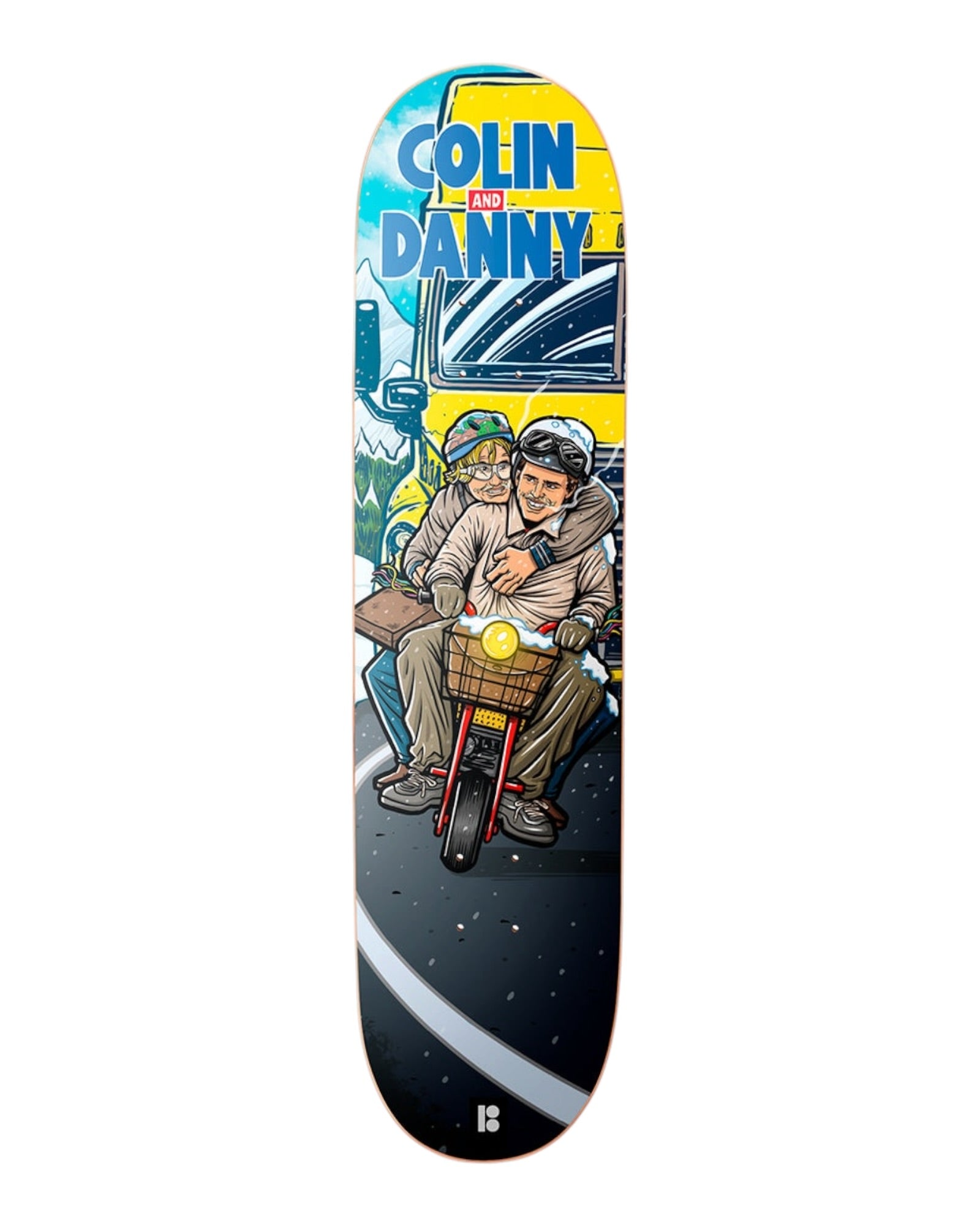 Plan B Skateboards Dumb Dumber Colin McKay and Danny Way Deck 8.25”