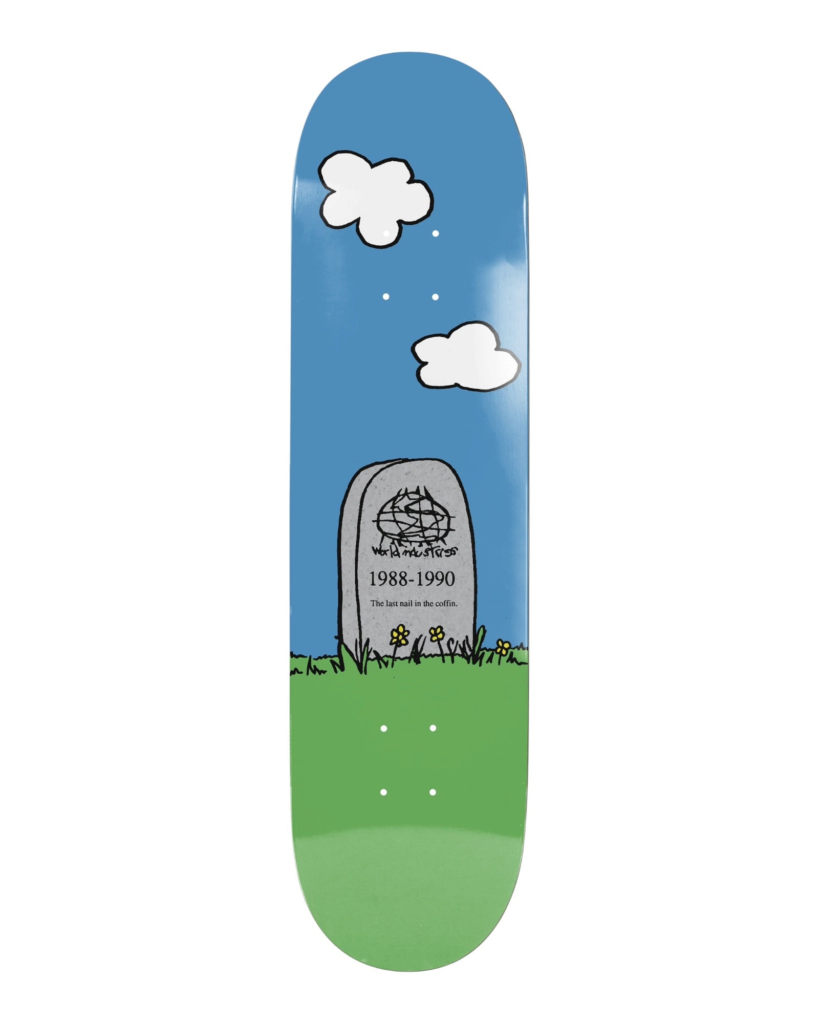 World Industries Skateboards Skateboarding is Dead EX7 Popsicle Deck 8.5”