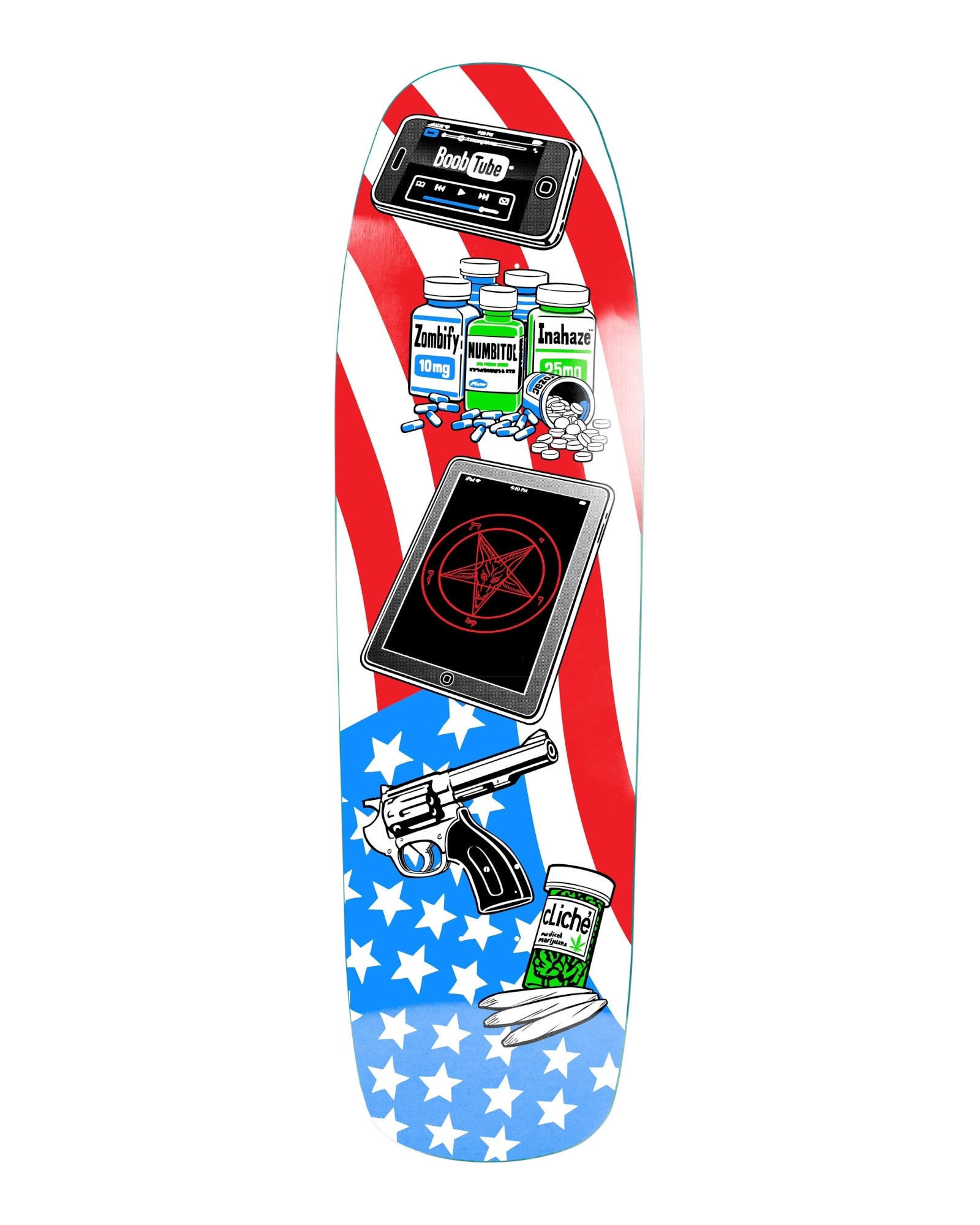 Cliché American Dream Skateboard Deck 9” Shaped