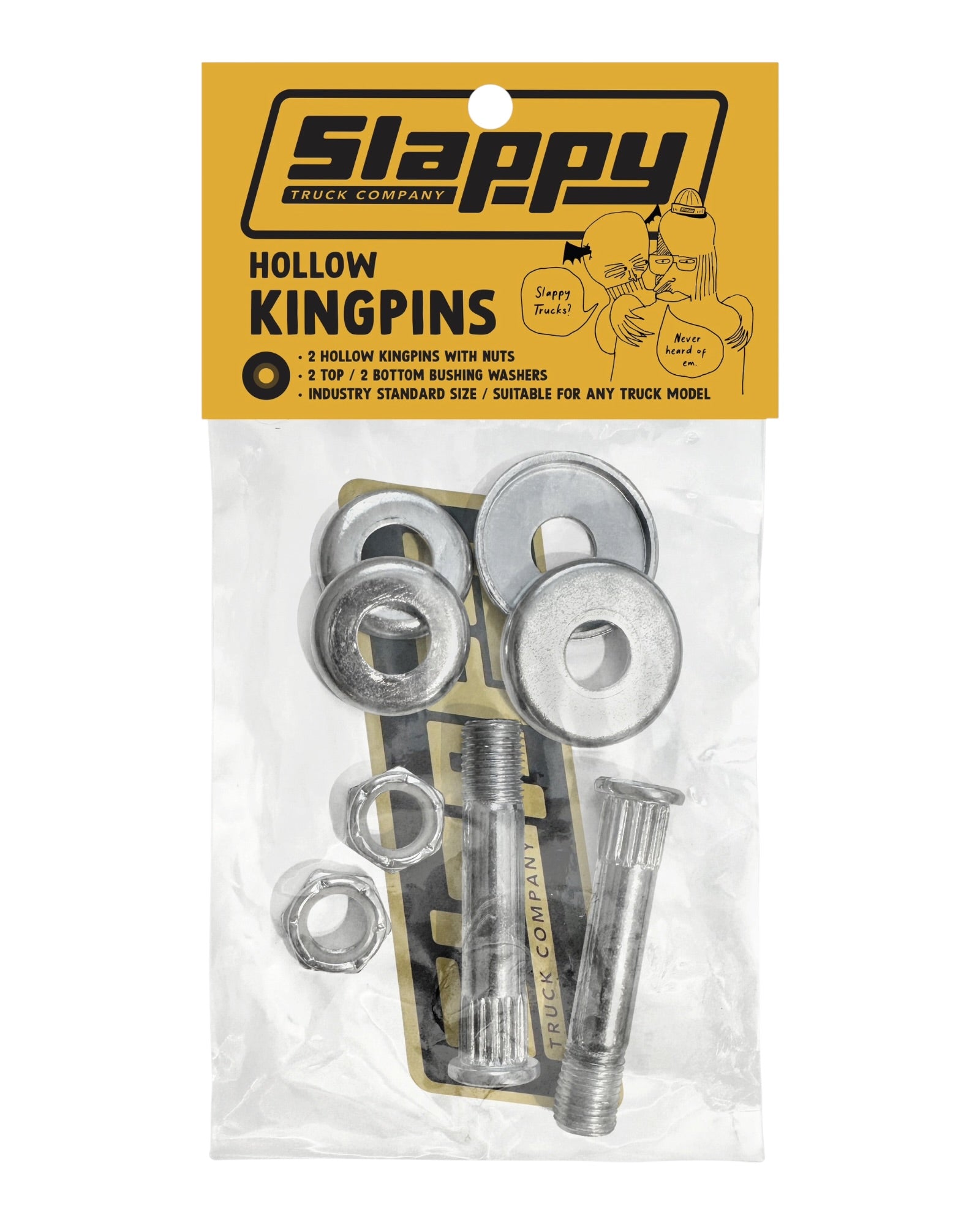 Slappy Trucks Set of 2 Hollow Kingpins Replacement