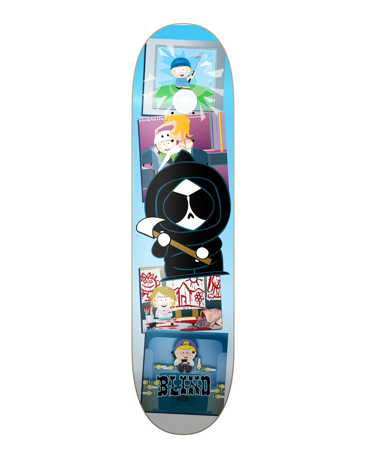 Blind Skateboards Resin 7 Deck Kenny Death 8.25”