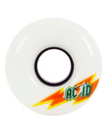 Acid Wheels Skaterade Funner Formula 56mm 86a White Cruisers