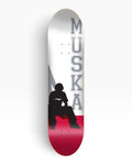 Shorty's Skateboards Chad Muska Red Silhouette 8.0” Deck