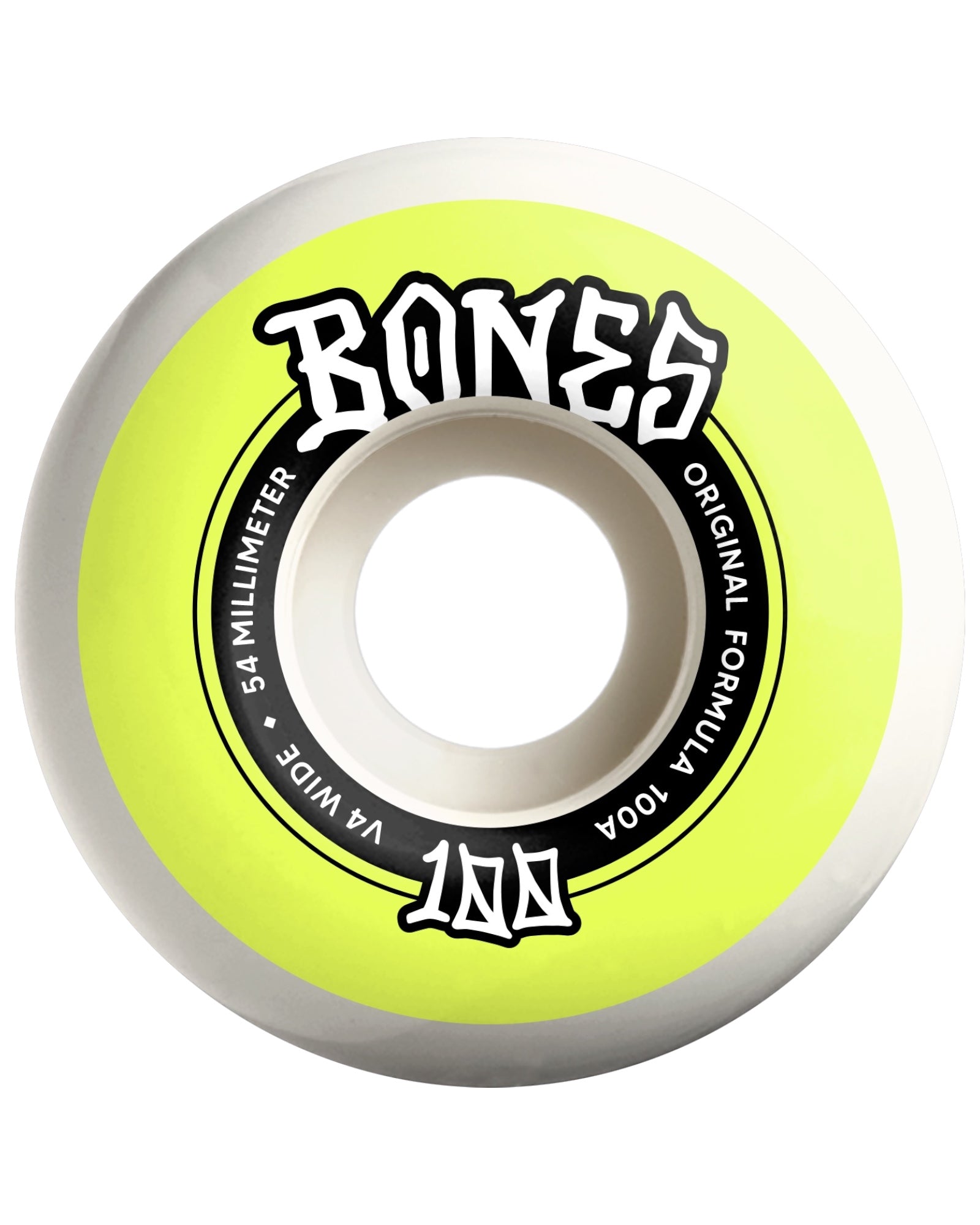 Bones Wheels V5 Sidecut Original Formula 53 100a Yellow