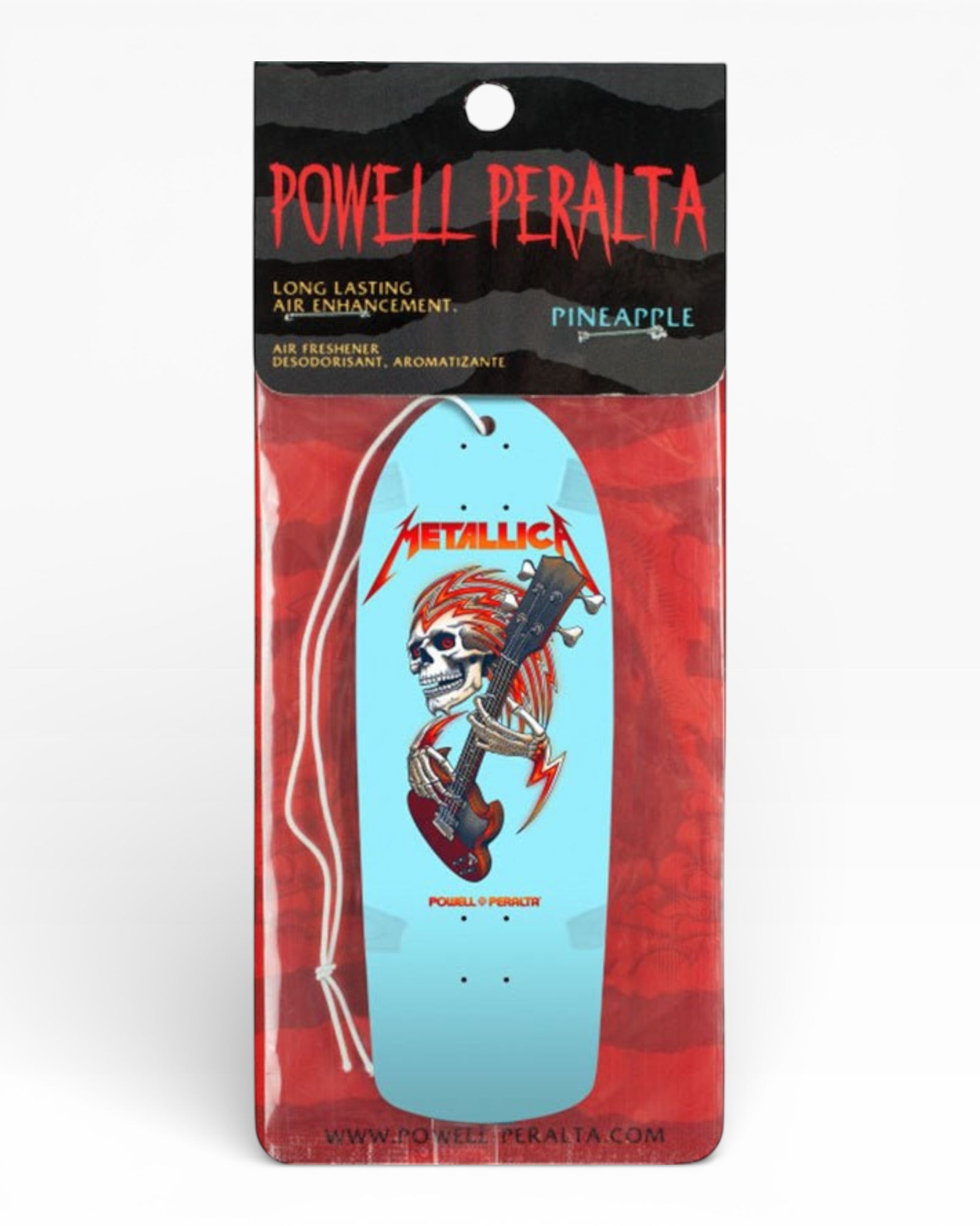 Powell Peralta x Metallica Collab Air Freshener - Light Blue - Pineapple