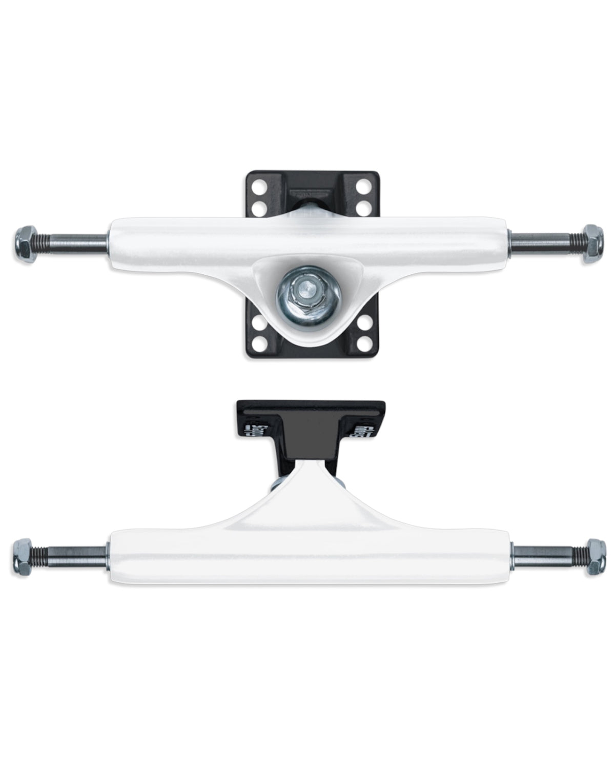 Slappy Trucks ST1 Lights White/Black 8 Hole Baseplate