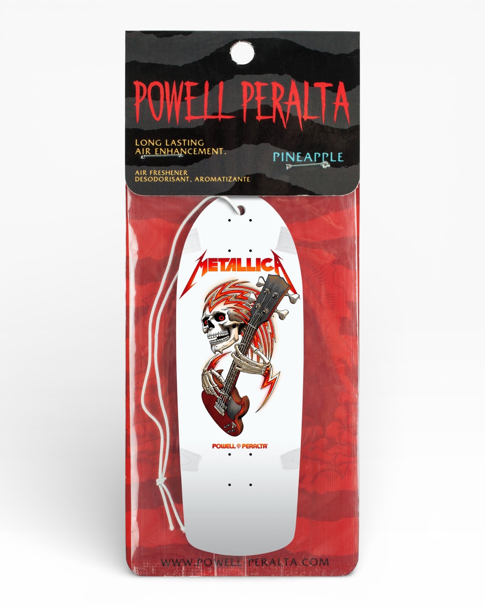 Powell Peralta x Metallica Collab Air Freshener - White - Pineapple