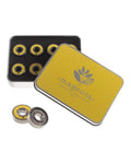 Magenta 'Abec 5' Premium Quality Skateboard Bearings - Gold (8 pack)