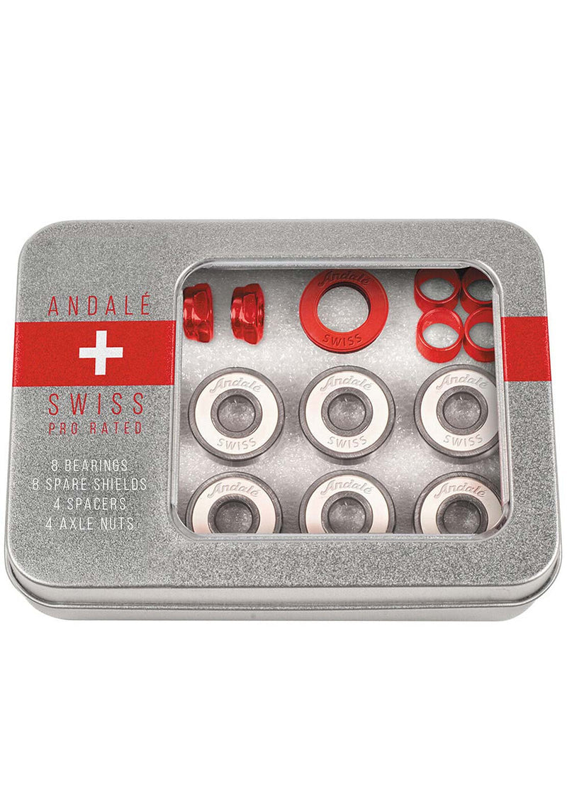 Andale Swiss Single Set Skateboard Bearings