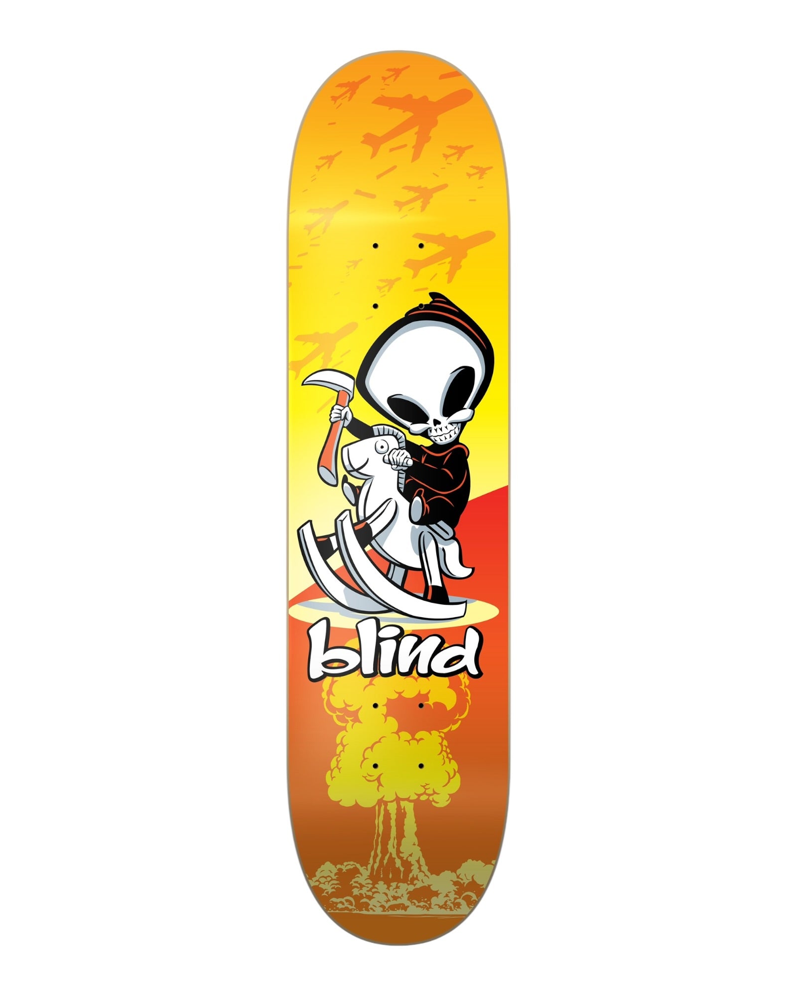 Blind Skateboards Resin 7 Classic Crazy Horse Yellow Deck 8.25”