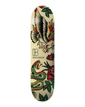 Plan B Ryan Sheckler Traditional Tattoo Skateboard Deck 8.0”