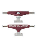 INDEPENDENT Stage 11 BTG Speed Standard Skateboard Trucks - Burgundy/Silver - 144mm