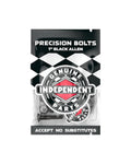 Independent Genuine Parts Cross Bolts Standard Allen Skateboard Hardware Black, 1”
