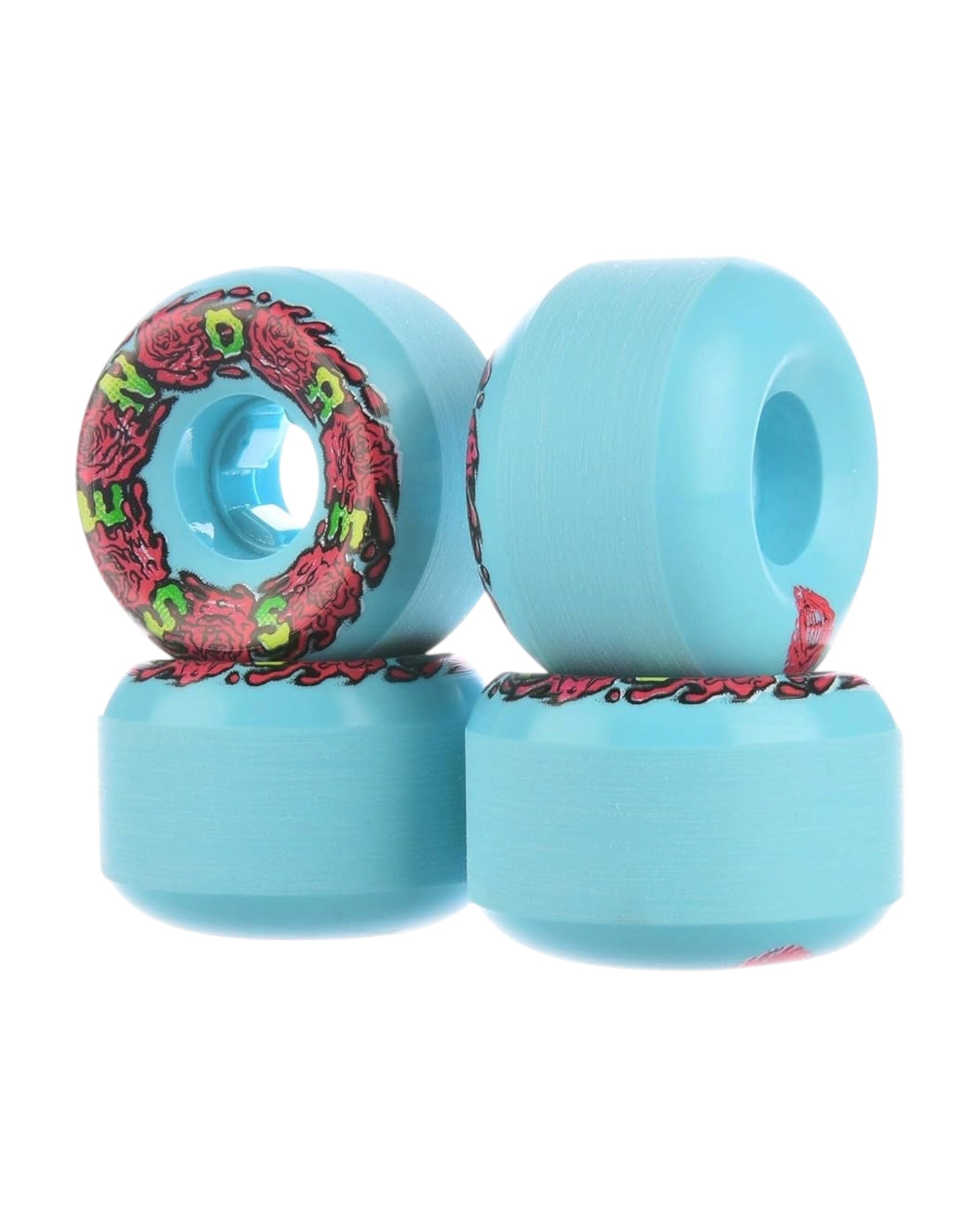 Slime Balls Skateboard Wheels 56mm Dressen Vomit Mini 97A Turquoise