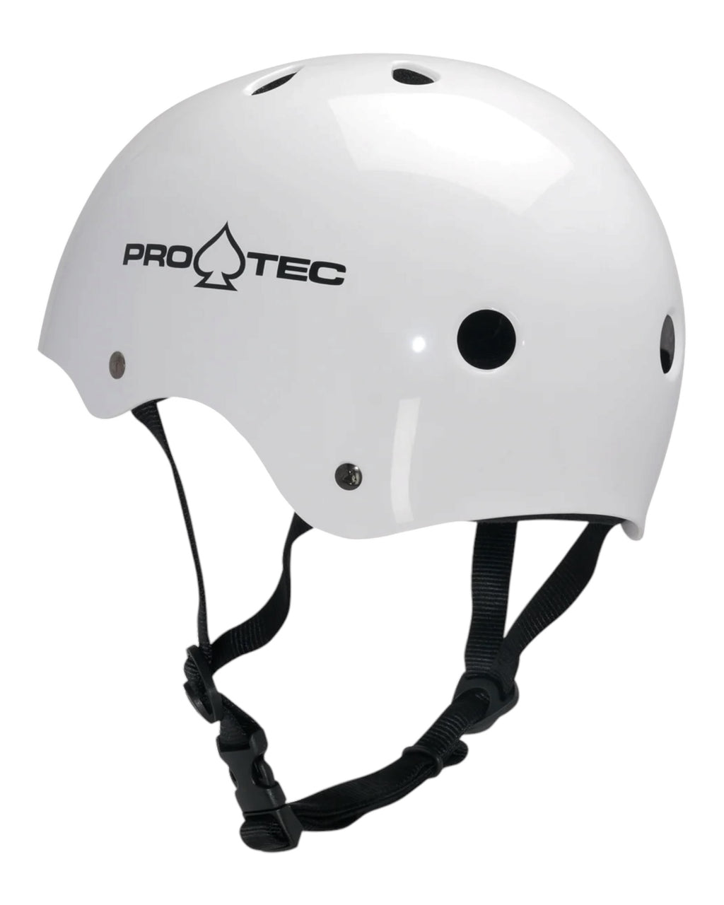 Pro-Tec Classic Skateboard Helmet Gloss White Large