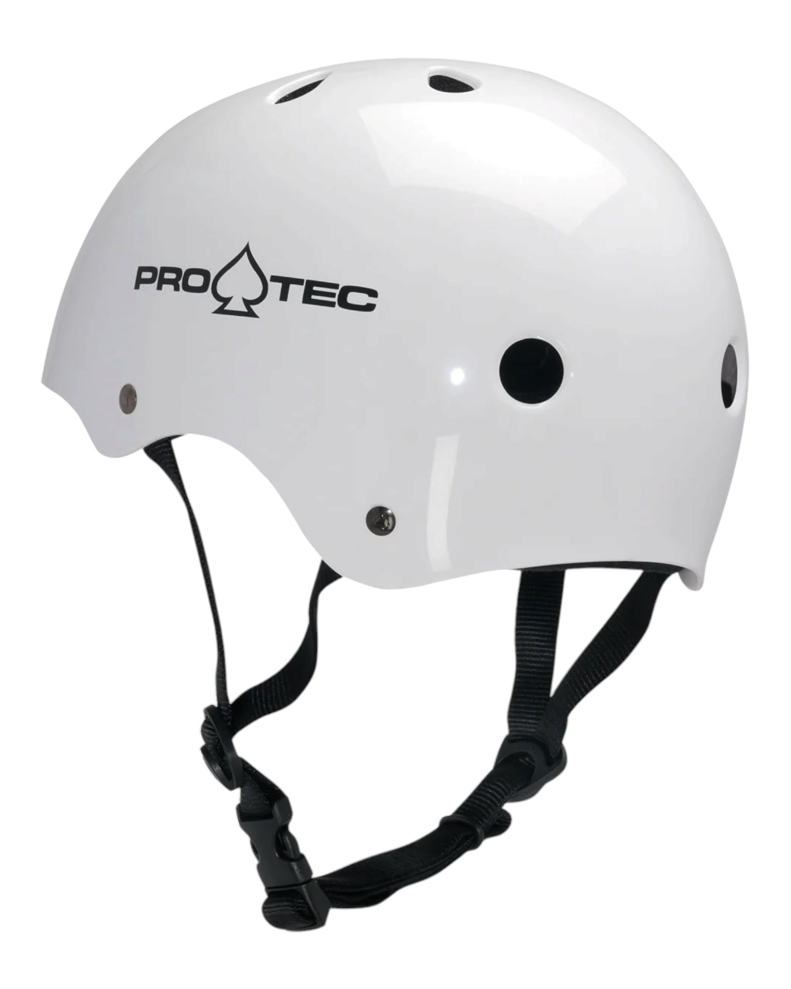 Pro-Tec Classic Skateboard Helmet Gloss White Large