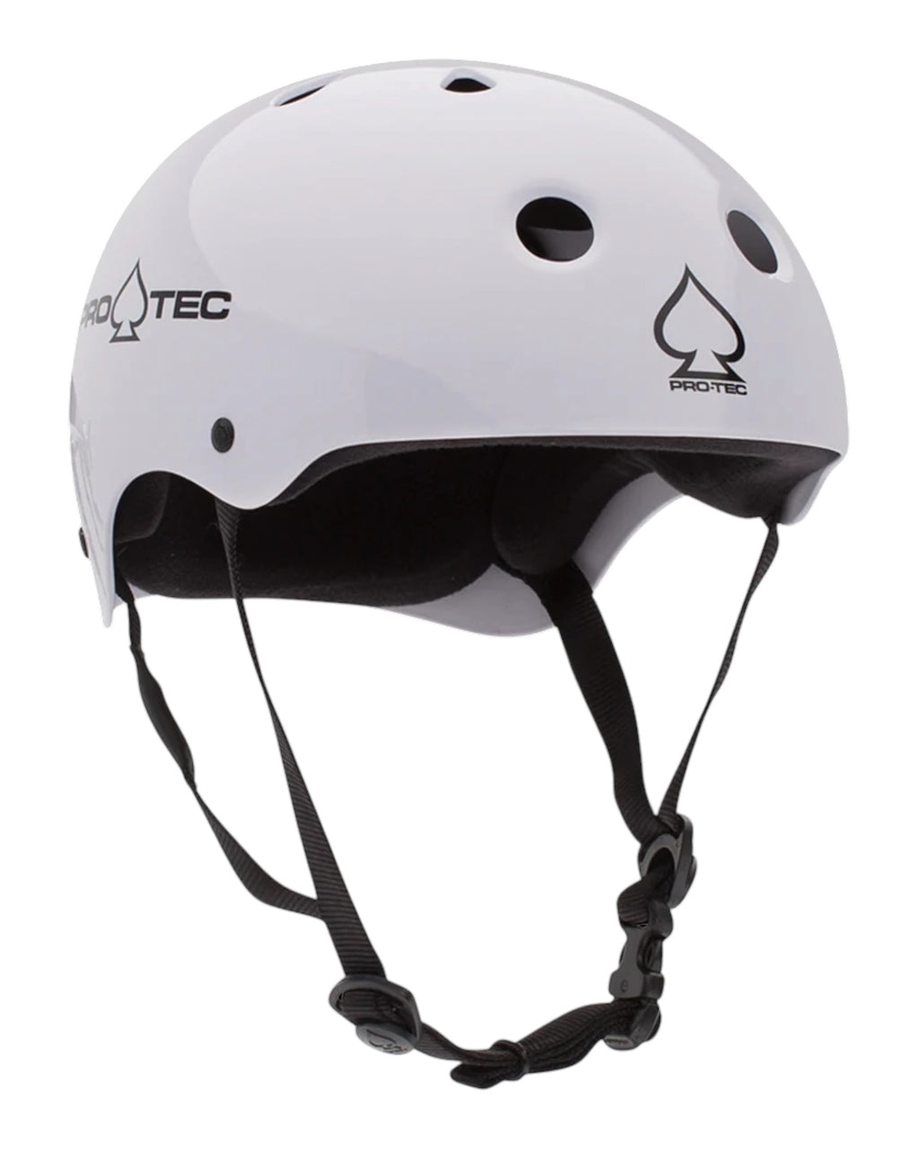 Pro-Tec Classic Skateboard Helmet Gloss White Large