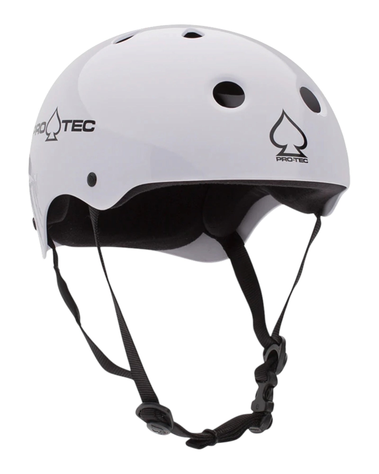 Pro-Tec Classic Skateboard Helmet Gloss White Large