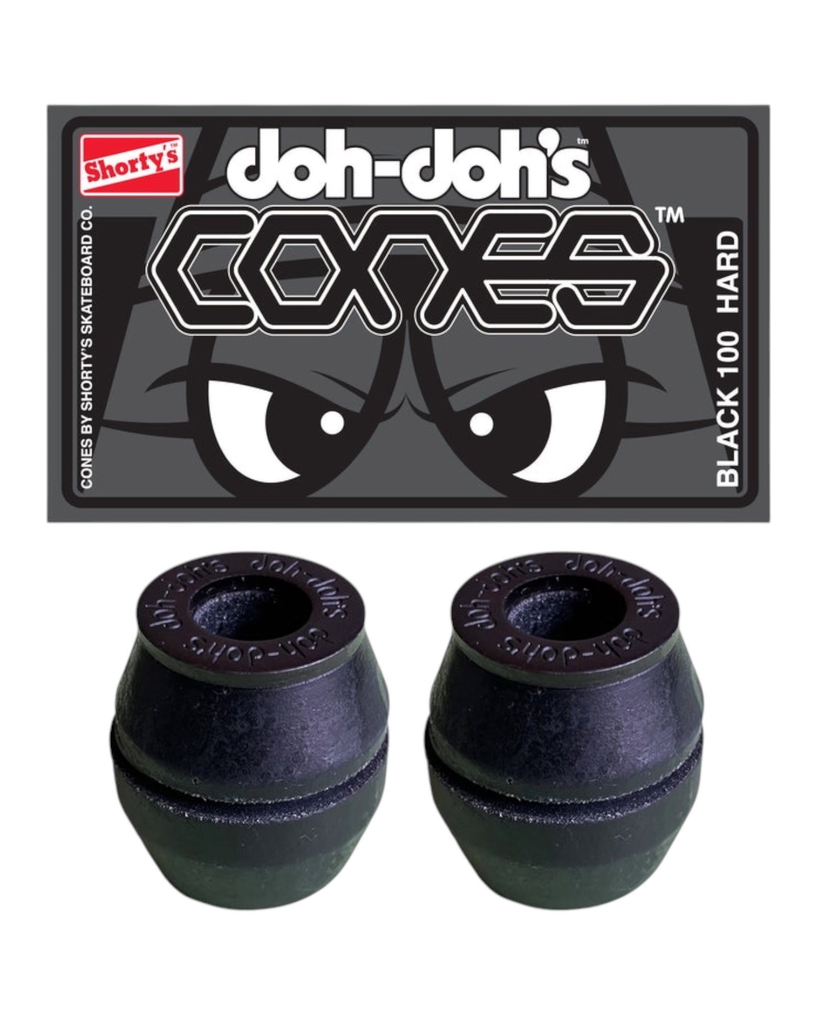Shorty’s Doh-Doh’s - Cones Bushings Hard Black 100a
